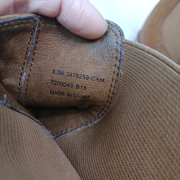 Frye Women's Brown Leather Frye Anna Chelsea Boots US 8.5 - Picture 9 of 11